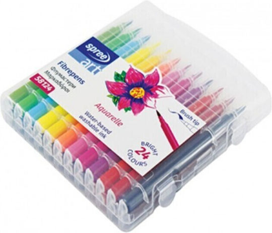 Spree Markere de Desen Set 24buc
