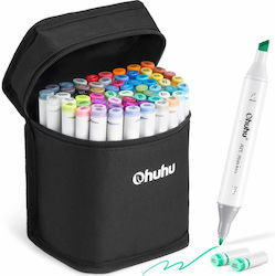 Ohuhu Oahu Fină & Daltă Culori De Bază Set 60 Culori