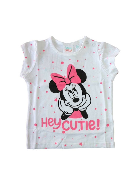 Disney Kids Blouse Short Sleeve White