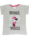 Kinder-T-Shirt Gray Minnie Mouse