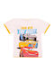 Kinder-T-Shirt Weiß Cars