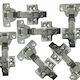 MotionPro Scharnier Kabinett mit Bremse Metallisch 100Stück 02-01-0352-100