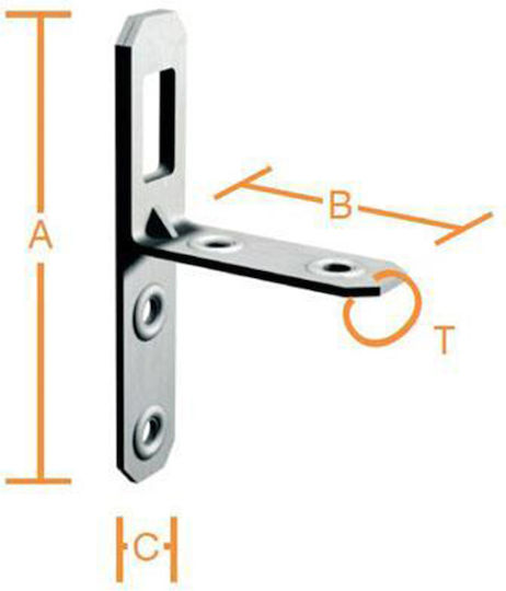 Vormann Accesorii Balama Cabinet din Metal 1buc 570210.0006