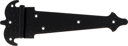 Amig Metallic Cabinet Hinge T Shaped Μαύρο