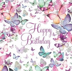Grußkarte Geburtstag 10.5x21cm