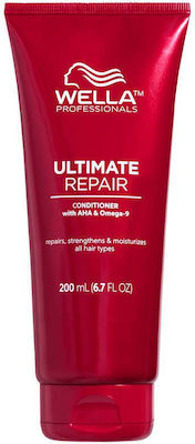 Wella Ultimate Repair Conditioner Αναδόμησης/θρέψης για Όλους τους Τύπους Μαλλιών 200ml