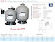 Sand Pool Filter with 14m³/h Water Flow and Diameter 600cm