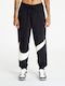 Nike Swoosh Men's Fleece Sweatpants with Rubber Black