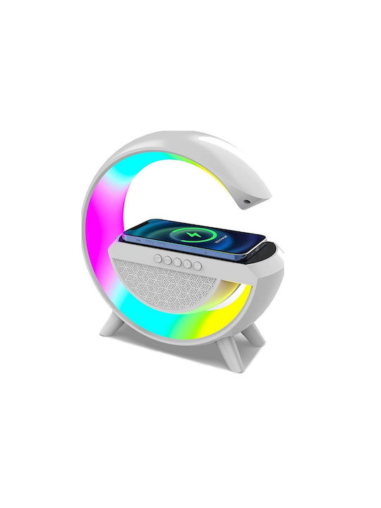 Bluetooth Επιτραπέζιο Διακοσμητικό Φωτιστικό με Φωτισμό RGB LED σε Λευκό Χρώμα