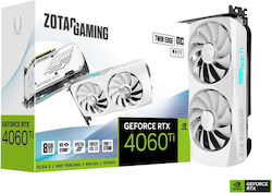 Zotac GeForce RTX 4060 Ti 8GB GDDR6 Twin Edge OC White Edition Placă Grafică