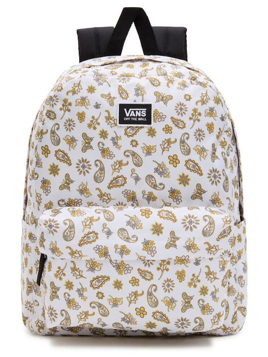 Vans Old Skool Schulranzen Rucksack Junior High-High School in Beige Farbe