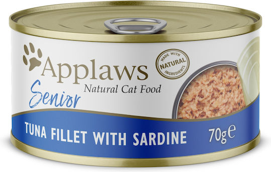 Applaws Cat Food Υγρή Τροφή για Ενήλικες Γάτες σε Κονσέρβα με Τόνο 70gr