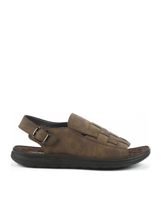 Fshoes Ανδρικά Σανδάλια σε Πράσινο Χρώμα