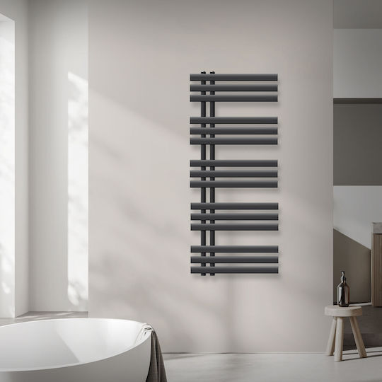 ECD Germany Iron Em Релса за кърпи за Баня 1200x500 Сив