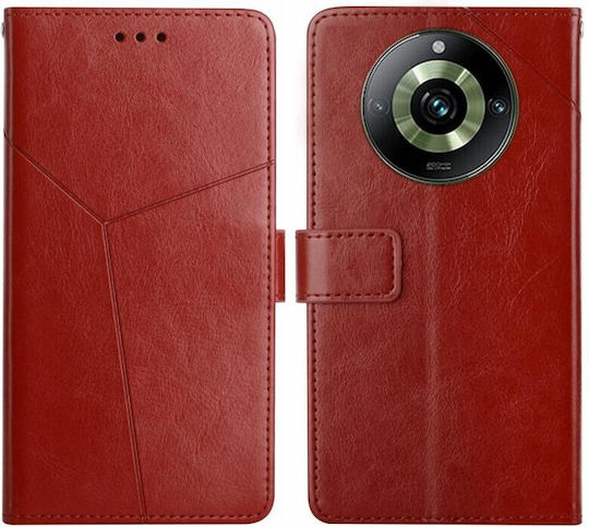 Y-shaped Brieftasche Braun (Realme 11 Pro / 11 Pro+)