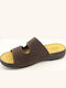 Herrensandalen in Braun Farbe