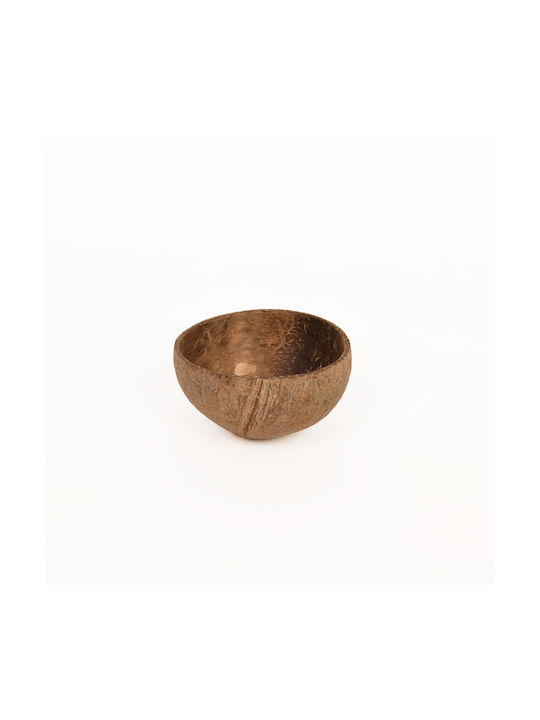 Serving Bowl Round Wooden Brown 1pcs