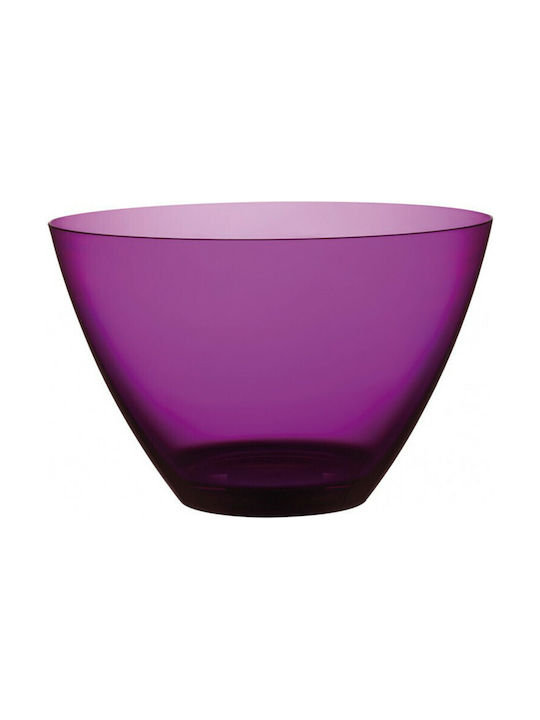 Plastic Serving Bowl Purple with Diameter 12cm 1pcs