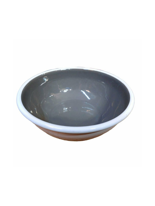 Müslischüssel Rund Emaille Gray mit Durchmesser 17cm