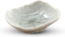 Korin Serving Bowl Round made of Porcelain Blue with Diameter 10.8cm