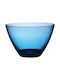 Mori 2A Servierschüssel Rund Kunststoff Blau mit Durchmesser 12cm