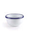 Ibili Serving Bowl Round Enamel White with Diameter 7cm