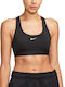 Dri-Fit Swoosh Women's Sports Bra without Padding Black