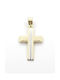 Filva Oro Herren Gold Kreuz 14K mit Kette