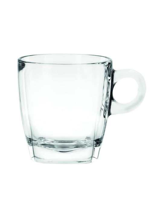 GTSA Ocean Set Tassen Cappuccino Glas Transparent 6Stück