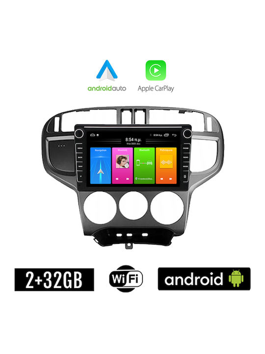 Kirosiwa Car Audio System for Hyundai Matrix 2001-2010 (Bluetooth/USB/WiFi/GPS/Apple-Carplay/Android-Auto) with Touch Screen 8"