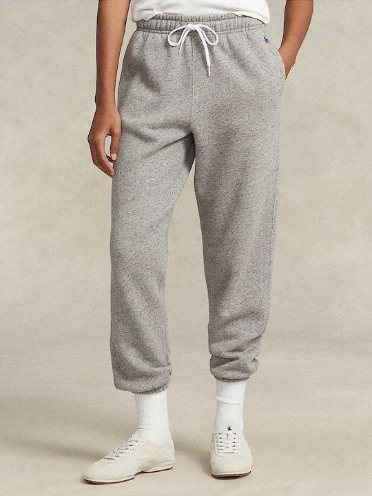 Ralph Lauren Women's Jogger Sweatpants Gray Fleece