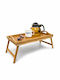 Relaxdays Bamboo Δίσκος Κρεβατιού 50x30cm