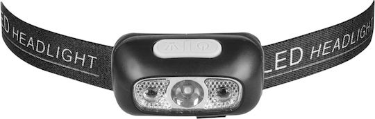 Entac Φακός Κεφαλής LED IP54 με Μέγιστη Φωτεινότητα 118lm EHL-3W-PB-R