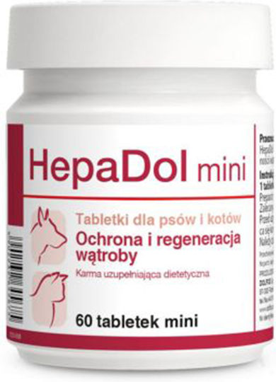 Dolfos Πολυβιταμίνες Σκύλου και Γάτας σε Δισκία 60 tabs για Ηπατικές Παθήσεις