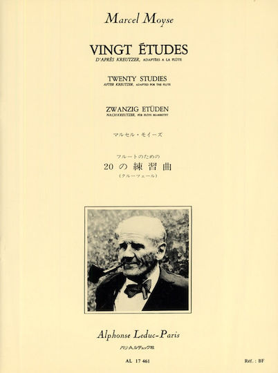 Alphonse Leduc Moyse - Vingt Etudes D'apres Kreutzer Sheet Music for Wind Instruments