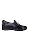 Patent Leather Women's Moccasins in Black Color