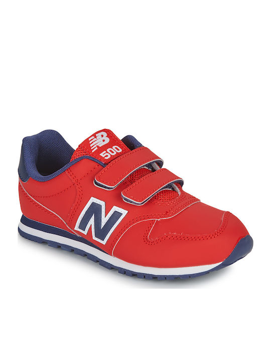 New Balance 500 Παιδικά Sneakers με Σκρατς Κόκκινα