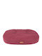Amiplay Matratze für Hunde Rund Burgundisch 61x52cm.
