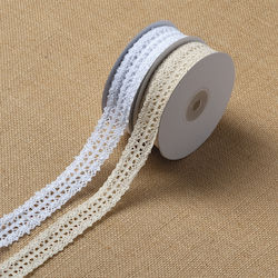 Parisis Fabric for Wedding Favors Ecru 1pcs (Μiscellaneous Designs/Colors)