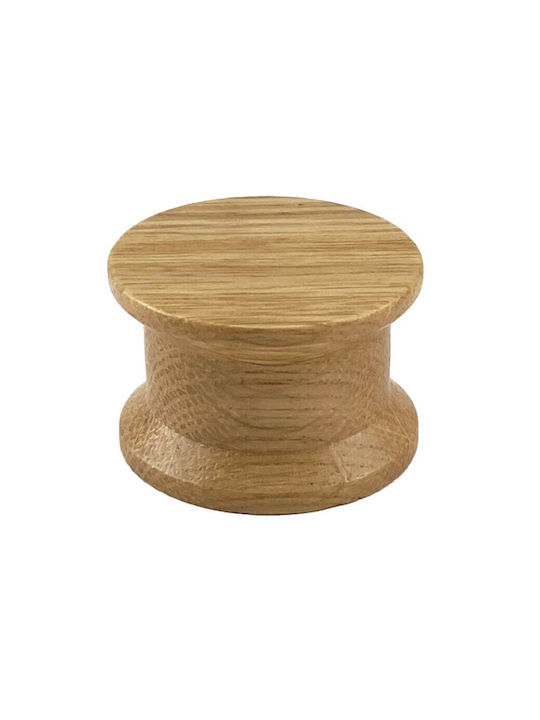 Viefe Knopf Möbelgriff aus Hölzernes in Beige Farbe Ø40mm 0601040W16 1Stück