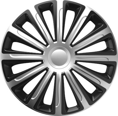 AMiO Car Hubcap Set HUBCAP TREND 16" 4pcs Black