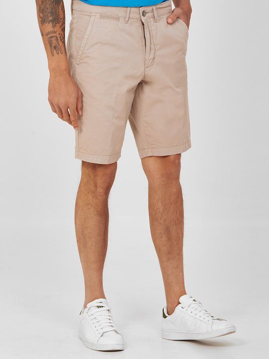 Pantaloni scurți Vardas Slim Fit Beige CASUAL, SPORT pentru bărbați