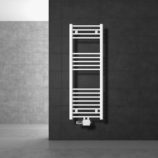 ECD Germany Towel Rail Bathroom 1200x400 White
