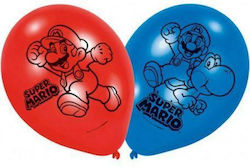 Set 6 Ballons Latex Super Mario 27.5cm