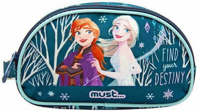 Frozen District Pencil Case Barrel with 1 Compartment Light Blue