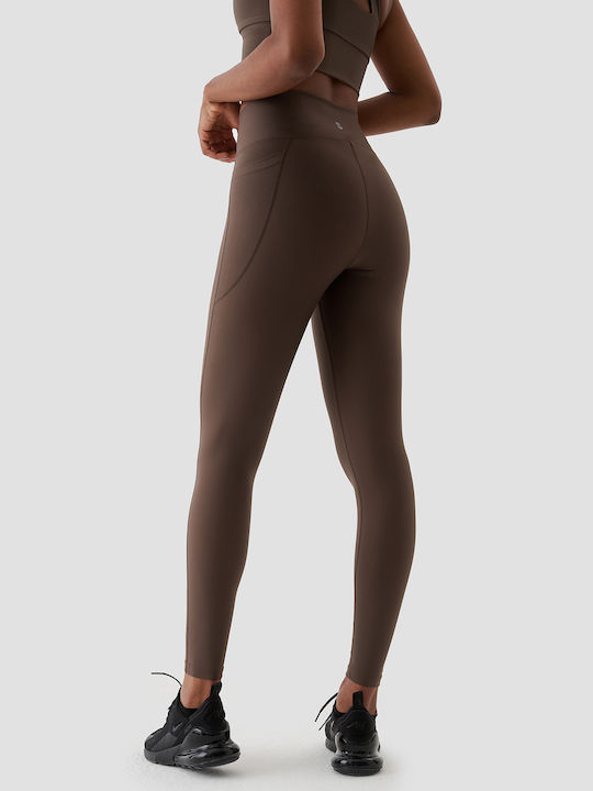 Superstacy Women's Long Training Legging Brown