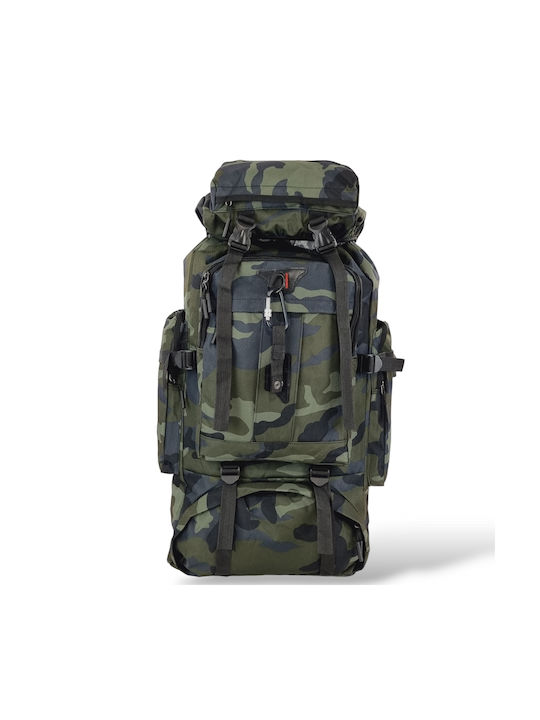 Playbags Waterproof Mountaineering Backpack 70lt Green -PRASINO-CAMO