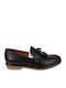 Leder Herren Mokassins in Schwarz Farbe