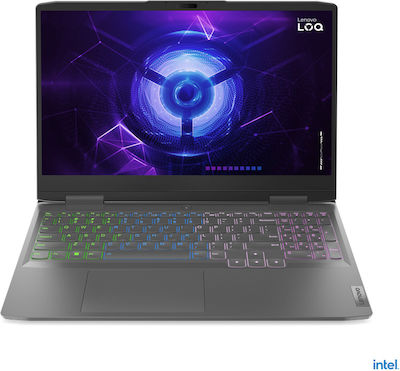 Lenovo LOQ 15IRH8 15.6" IPS FHD 144Hz (i5-13420H/16GB/512GB SSD/GeForce RTX 4050/Fără OS) Furtună gri