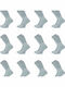 Prive Underwear Herren Einfarbige Socken Gray 12Pack